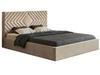 Polsterbett mit Bettkasten und Lattenrost 140x200 Loris Beige