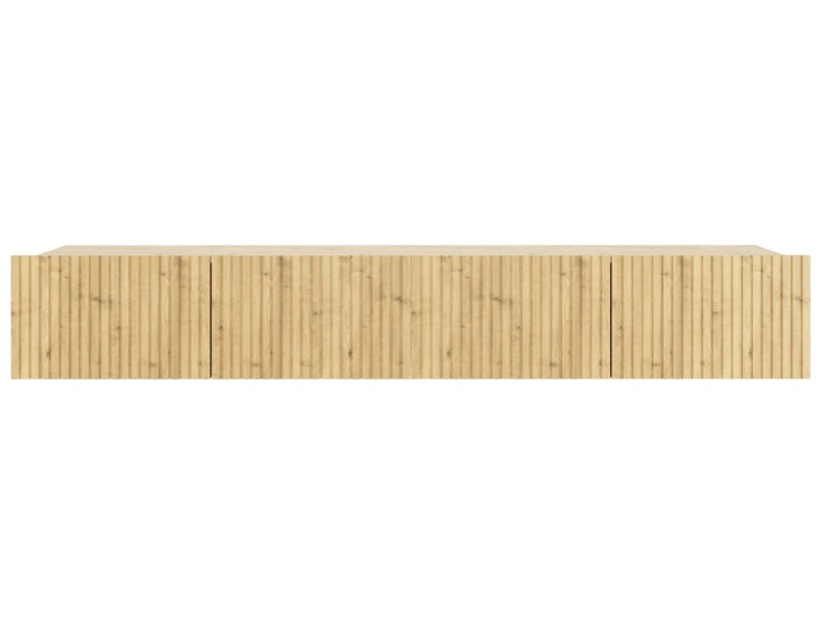 TV-Lowboard mit Türen 200 cm Kioto Artisan Eiche