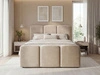 Boxspringbett mit Bettkasten 160x200 Campi Beige
