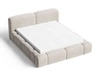 Polsterbett mit Bettkasten und Lattenrost 180x200 Aubi Beige
