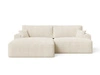 Ecksofa L-Form mit Schlaffunktion und Bettkasten Serene Links Beige