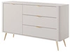 Kommode mit Türe und Schubladen Latina Beige