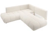 Ecksofa mit Schlaffunktion und Bettkasten Links Kair Beige