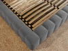 Polsterbett mit Bettkasten und Lattenrost 140x200 Rotto Grau