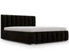 Polsterbett mit Bettkasten und Lattenrost 140x200 Neos Schwarz