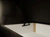 Boxspringbett mit Bettkasten 160x200 Bouclé-Stoff Alicante Schwarz