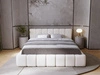 Polsterbett mit Bettkasten und Lattenrost 180x200 Orio Beige