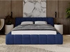 Polsterbett mit Bettkasten und Lattenrost 180x200 Ibiza Dunkelblau