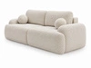 Sofa mit Schlaffunktion und Bettkasten Aurio Weiß