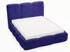 Polsterbett mit Bettkasten und Lattenrost 180x200 Bubble Blau