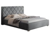 Polsterbett mit Bettkasten und Lattenrost 160x200 Taranto Grau