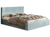 Polsterbett mit Bettkasten und Lattenrost 120x200 Lido Hellblau