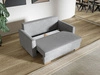 Schlafsofa mit Bettfunktion und Bettkasten Pori Creme