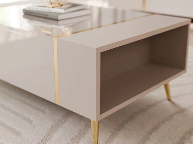 Wohnzimmer-Set im Glamour-Stil Lunelie Kaschmir