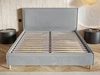 Polsterbett mit Lattenrost 120x200 Grenada Grau