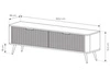 Wohnzimmer-Set Latina Weiß