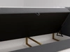 Boxspringbett mit Bettkasten 160x200 Osteno Dunkelgrau
