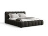 Polsterbett mit Bettkasten und Lattenrost 180x200 Averia Schwarz