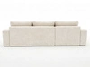 Ecksofa L-Form fürs Wohnzimmer Nesto Links Creme