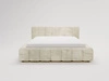 Polsterbett mit Bettkasten und Lattenrost 180x200 Ibiza Creme