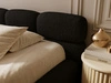 Polsterbett mit Bettkasten und Bettrost 140x200 Sweet Low Schwarz