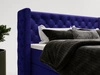 Boxspringbett mit Bettkasten 160x200 Lion Dunkelblau