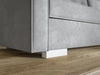 Schlafsofa mit Bettfunktion und Bettkasten Pori Creme