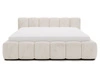 Polsterbett mit Bettkasten und Lattenrost 140x200 Cloud Low Beige