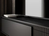 TV-Lowboard mit Türen 187 cm Sorano Schwarz