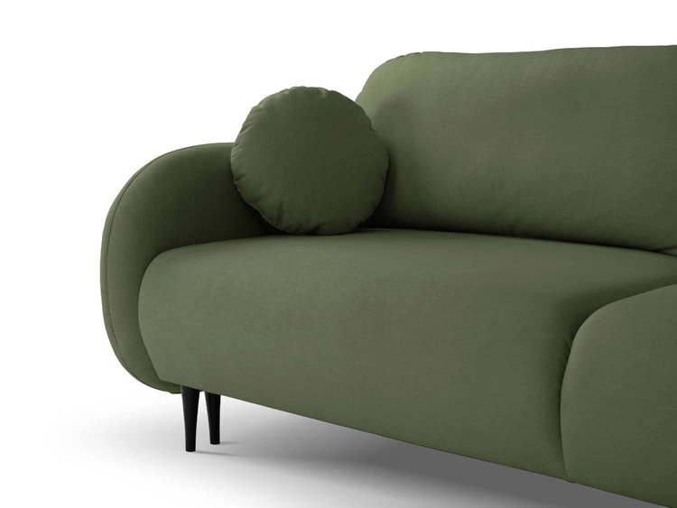 Schlafsofa mit Bettfunktion und Bettkasten Alta Grün