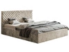 Polsterbett mit Bettkasten und Lattenrost 180x200 Esma Beige