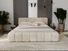 Polsterbett mit Bettkasten und Lattenrost 160x200 Ibiza Creme