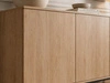 Kommode mit Türen und Schubladen Soroko Hickory