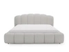Polsterbett mit Stauraum und Lattenrost 200x200 Cloud Soft Grau