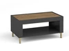 Set für Wohnzimmer Messina Schwarz