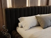 Polsterbett mit Bettkasten und Lattenrost 200x200 Bliss Schwarz