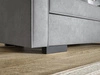 Schlafsofa mit Bettfunktion und Bettkasten Pori Dunkelblau