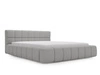 Polsterbett mit Bettkasten und Lattenrost 120x200 Alicante Boucle Grau
