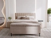 Boxspringbett mit Bettkasten 160x200 Primavera Beige