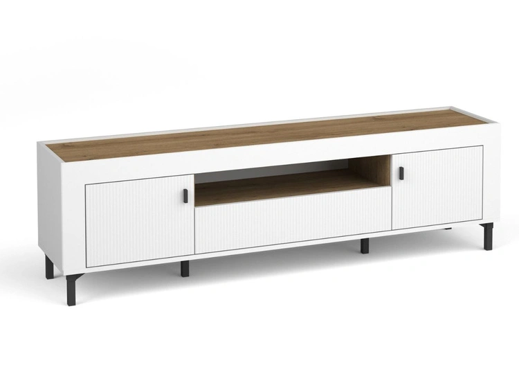 Möbelset für Wohnzimmer Messina Weiß