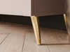 Wohnwand für das Wohnzimmer auf Goldenen Metallbeinen Noaé Kaschmir