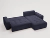 Ecksofa L-Form Rechts mit Schlaffunktion und Bettkasten Portland Anthrazit