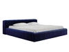Polsterbett mit Bettkasten und Lattenrost 180x200 Lipari Blau