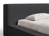 Polsterbett mit Bettkasten und Lattenrost 120x200 Mali Schwarz
