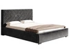 Polsterbett mit Bettkasten und Lattenrost 120x200 Tonale Dunkelgrau
