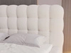 Polsterbett mit Bettkasten und Lattenrost 140x200 Twist Beige