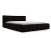 Polsterbett mit Bettkasten und Lattenrost 160x200 Orio Schwarz