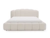 Polsterbett mit Stauraum und Lattenrost 140x200 Cloud Soft Beige