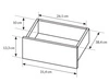 Schreibtisch mit Schubladen Anes Beige