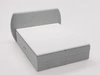Boxspringbett mit Bettkasten 120x200 Bogota Hellgrau